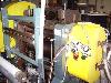  KARDER 35" Two Roll Calender, 12" dia rolls, 1987 yr